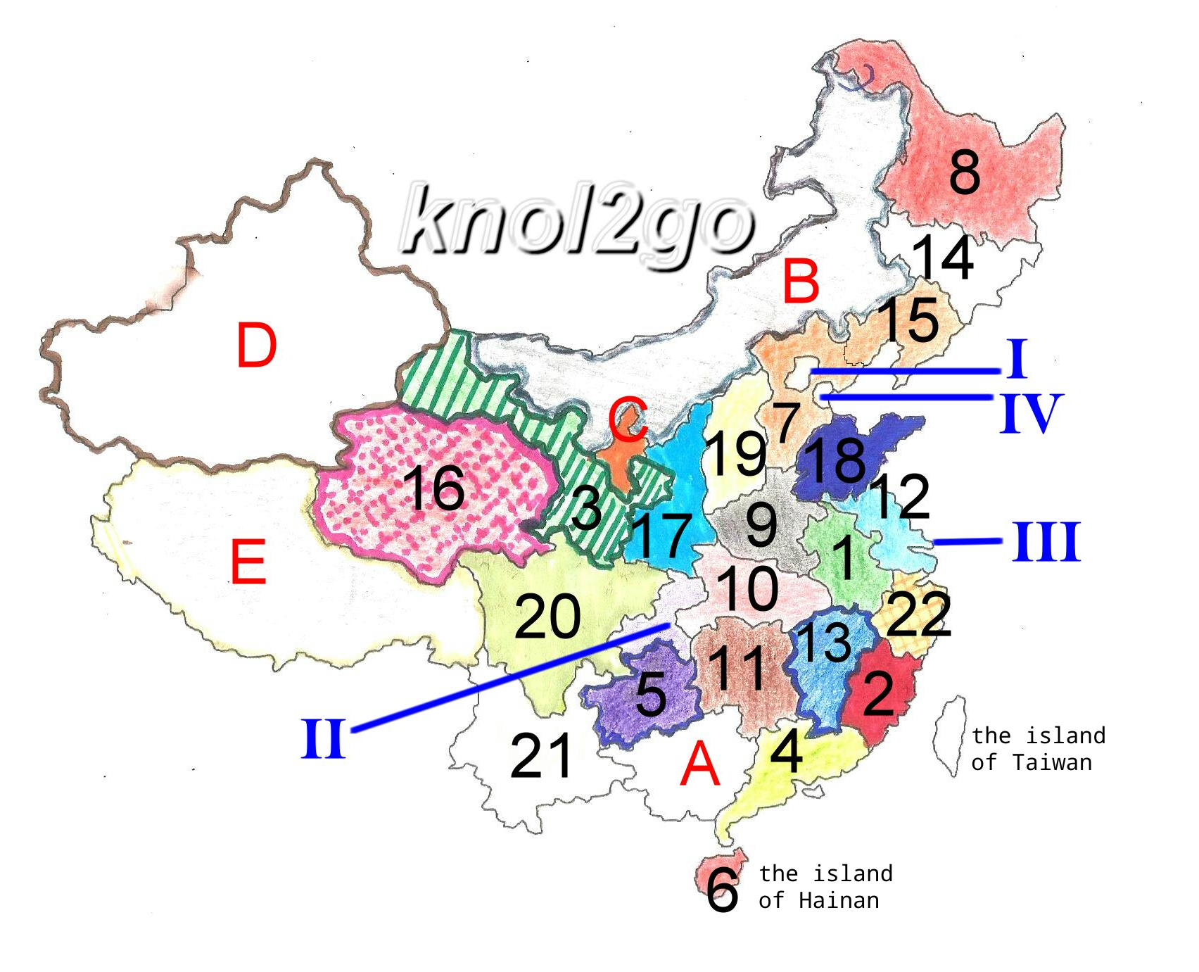 Map of China